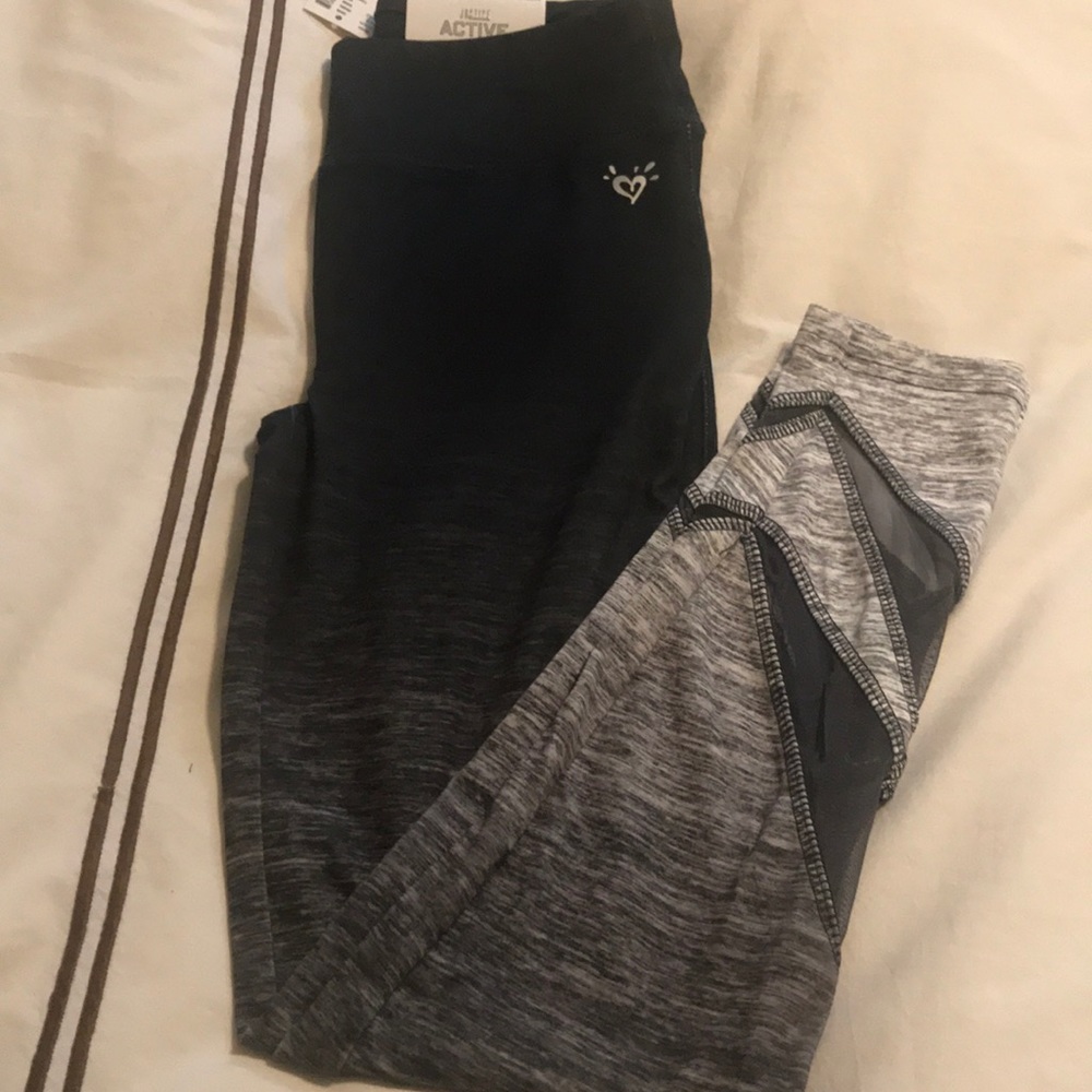 Justice Active Girls Leggings-Size 12 NWT